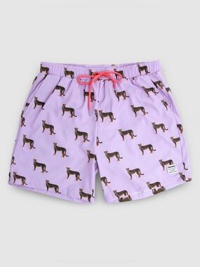 Mosmann Australia Mens Swim Trunks Bathing Suit Board Shorts Cheetah Medium 1082